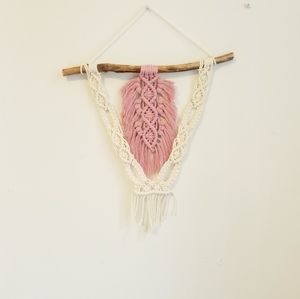 Macrama Feather Wall Hanging